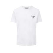 5D Heritage Logo T-Shirt voor Heren Iceberg , White , Heren