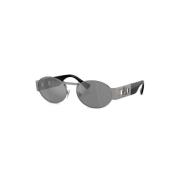 Grijze Sungles met Originele Hoes Versace , Gray , Unisex