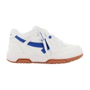 Leren sneakers met ritssluiting Off White , White , Heren