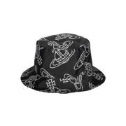 Luxe Logo Bucket Hat Vivienne Westwood , Black , Heren