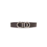 Omkeerbare Riem met logo Salvatore Ferragamo , Brown , Heren