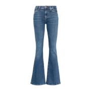 Blauwe Slim Illusion Jeans 7 For All Mankind , Blue , Dames