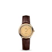 De Ville Prestige Quartz Horloge Omega , Brown , Dames