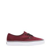 Casual Bordeaux Canas Sneakers Vans , Red , Dames