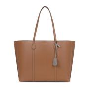 Perry Triple-Compartment Tote Tas Tory Burch , Brown , Dames