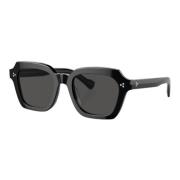 Klenna Zonnebril - Zwart/Goud Grijs Oliver Peoples , Black , Unisex