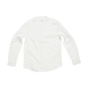 Witte Mandarin Kraag Shirt Gabba , White , Heren