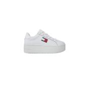 Platform Sneakers voor Dames Tommy Jeans , White , Dames