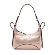 Gekraakte Metallic Panel Tas Zanellato , Pink , Dames