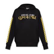 Bedrukte hoodie Versace Jeans Couture , Black , Heren