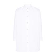 Witte Katoenen Poplin Overhemd Jil Sander , White , Dames