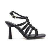 High Heel Sandals Emanuelle Vee , Black , Dames