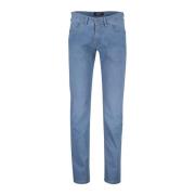Blauwe Denim 5-Pocket Jeans Gardeur , Blue , Heren