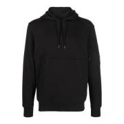 Zwarte hoodie C.p. Company , Black , Heren