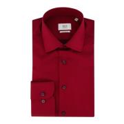 Zakelijk Overhemd in Rood Katoen Eterna , Red , Heren