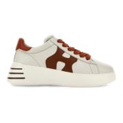 Herinterpreteerde Rebel Sneakers Hogan , White , Dames