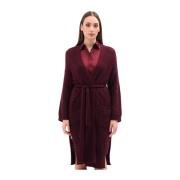 Monochrome Rode Lurex Ribgebreide Cardigan Marella , Red , Dames