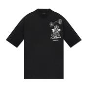 Serenade bedrukt T-shirt AllSaints , Black , Heren