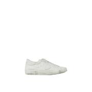Paris X Sneaker in wit leer en suède Philippe Model , White , Heren
