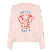 Katoenen sweatshirt Kenzo , Pink , Dames