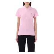 Klassieke Polo Shirt in Carmel Pink Ralph Lauren , Pink , Dames