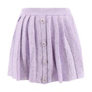 Dameskleding Rokken Paars Aw23 Self Portrait , Purple , Dames