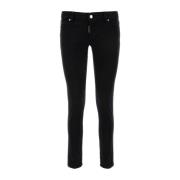 Zwarte stretch denim Jennifer jeans Dsquared2 , Black , Dames