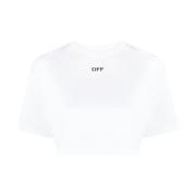 Witte T-shirts Polos voor vrouwen Off White , White , Dames