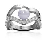 Ponza Ring Sif Jakobs Jewellery , Gray , Dames