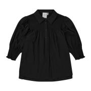 Vrouwelijke blouse met prachtige smokdetails Munthe , Black , Dames