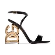 Sandalen met 3,5 hiel Dolce & Gabbana , Black , Dames