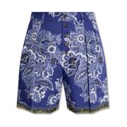 Bedrukte shorts Etro , Blue , Dames