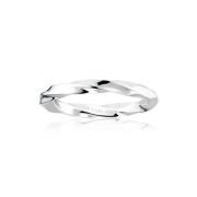 Sterling Zilver Rhodium Ring Sif Jakobs Jewellery , Gray , Dames