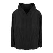 Asymmetric Logo Jacket Balenciaga , Black , Heren
