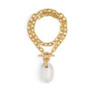Goud Transparant Iconisch Collier Paco Rabanne , Yellow , Dames