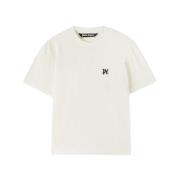 Stijlvolle T-shirts en Polos Palm Angels , White , Heren