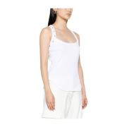 Witte T-shirts Polos voor Vrouwen The Attico , White , Dames