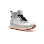 Witte Casual Hoge Dames Sneakers Napapijri , White , Dames