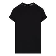 Zwarte T-shirts en Polos van Brunello Cucinelli Brunello Cucinelli , B...