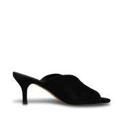 Valentine Sandaal - Zwart Suède Shoe the Bear , Black , Dames