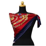 Pre-owned Silk scarves Cartier Vintage , Multicolor , Dames