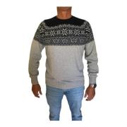 Noorse Design Sweaters Gran Sasso , Gray , Heren