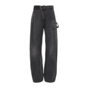 Grijze Twisted Workwear Jeans JW Anderson , Gray , Heren