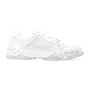 Diamond Leren Sneakers Jimmy Choo , White , Heren