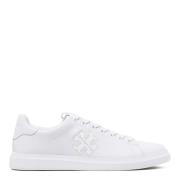 Witte Double T Howell Court Sneaker Tory Burch , White , Dames