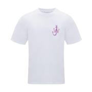 Naturally Sweet Katoenen T-Shirt JW Anderson , White , Heren