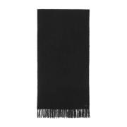 Zwart sjaal met ringgebonden ontwerp Saint Laurent , Black , Dames