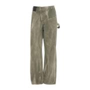 Groene Twisted Workwear Jeans JW Anderson , Green , Dames