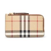 Kaarthouder Burberry , Beige , Dames