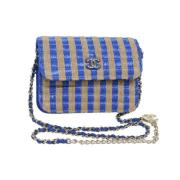 Pre-owned Canvas chanel-bags Chanel Vintage , Blue , Dames